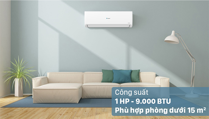 Điều hòa Casper 9000BTU 2 chiều Inventer GH-09IS33