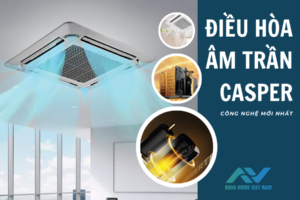 Các công nghệ mới nhất trên điều hòa âm trần Casper