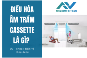 Điều hòa âm trần cassette là gì? Ưu nhược điểm và công dụng