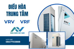 Phân biệt, so sánh điều hòa trung tâm VRV và điều hòa trung tâm VRF