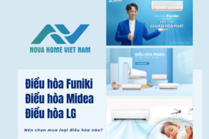 So sánh ưu điểm của Điều hòa Funiki – Điều hòa Midea – Điều hòa LG