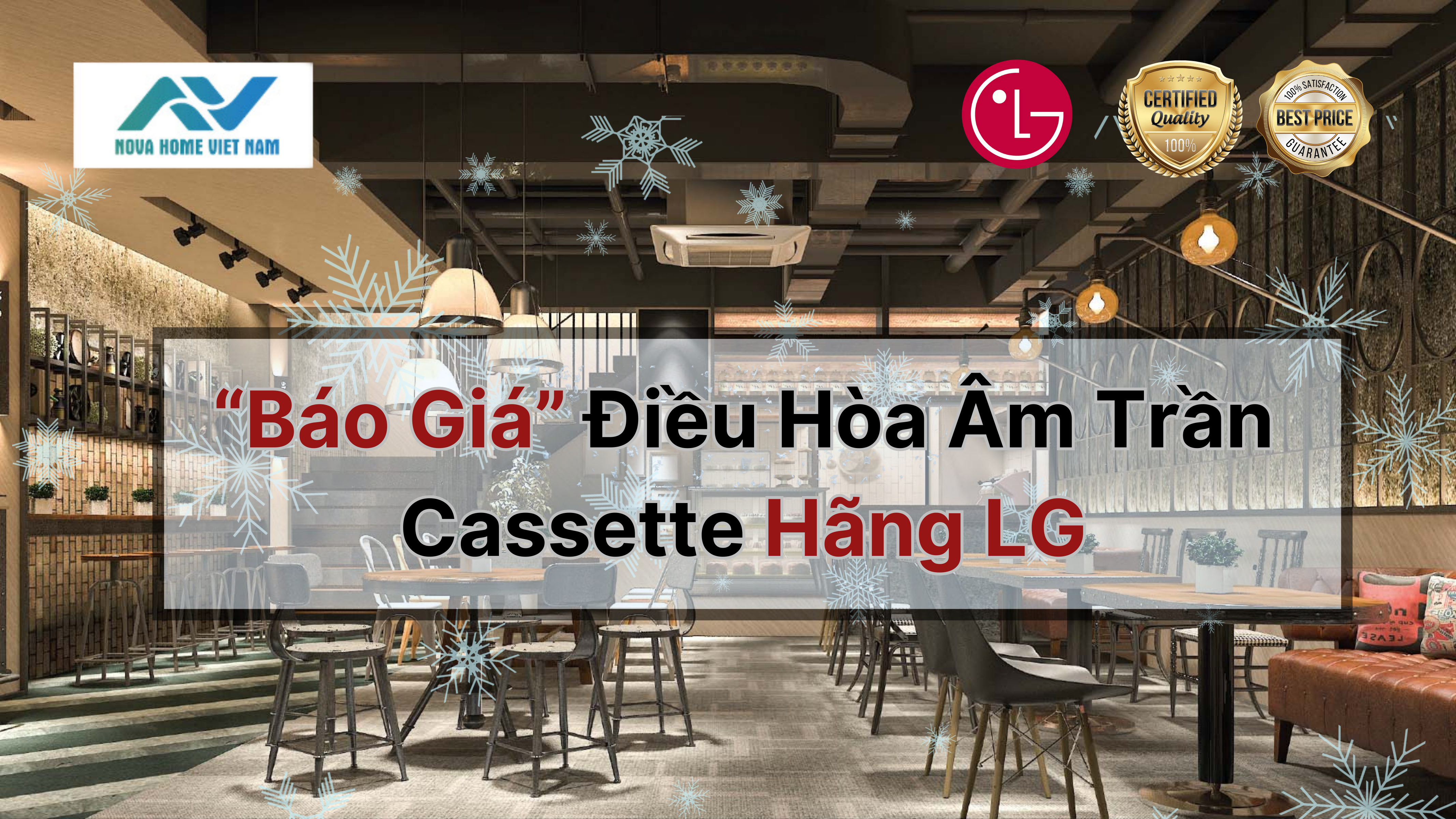 Báo giá điều hòa âm trần Cassette hãng LG