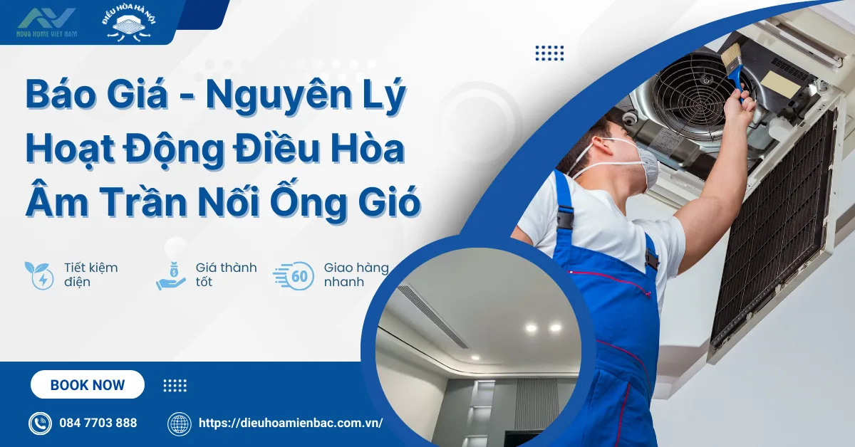 Báo Giá Điều Hòa Âm Trần Nối Ống Gió