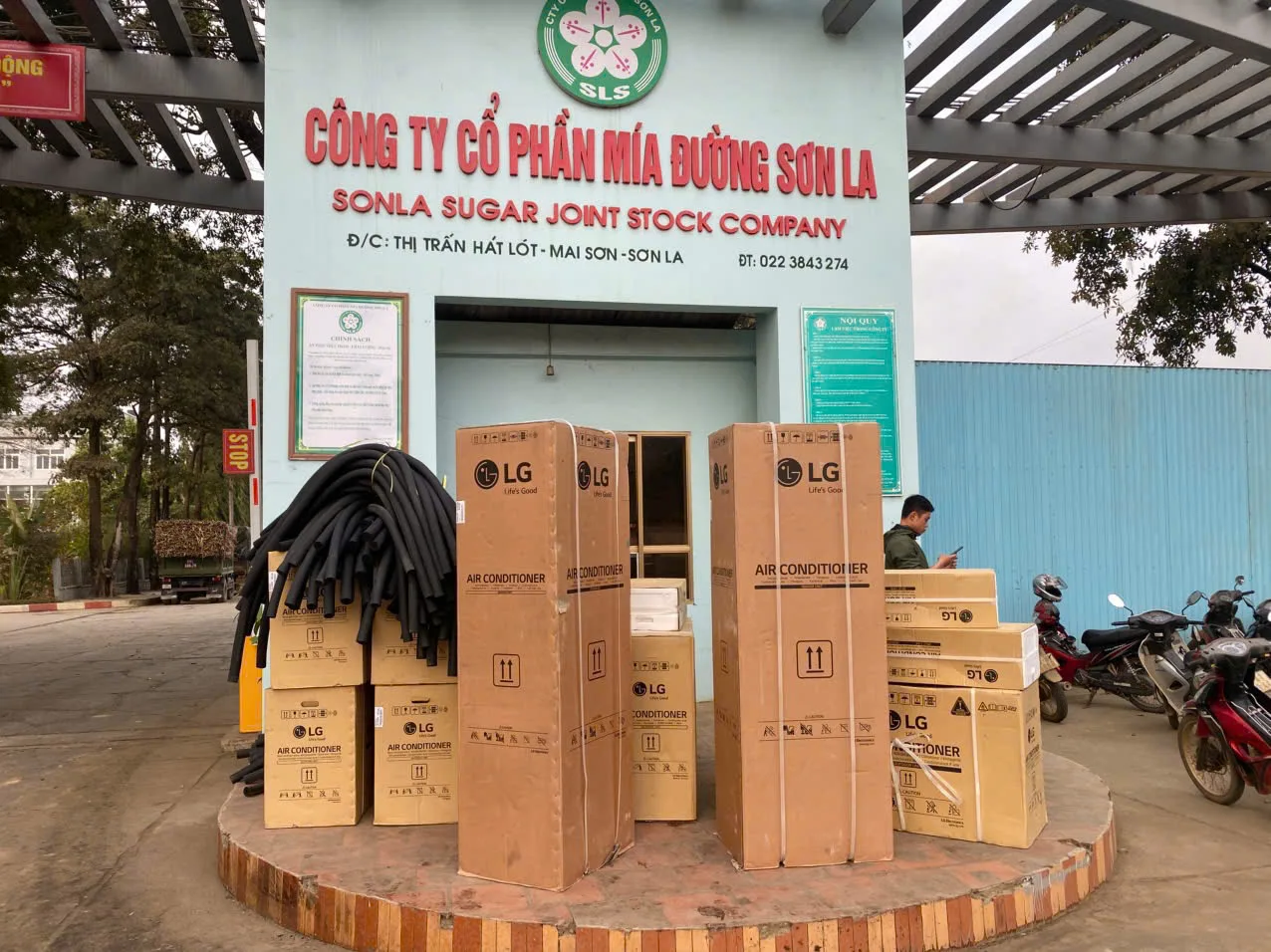 Dự Án Cung Cấp Lắp Đặt Điều Hòa LG Tại Nhà Máy Mía Đường Sơn La