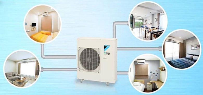 Điều hòa Multi là gì: Ưu điểm tính linh hoạt cao