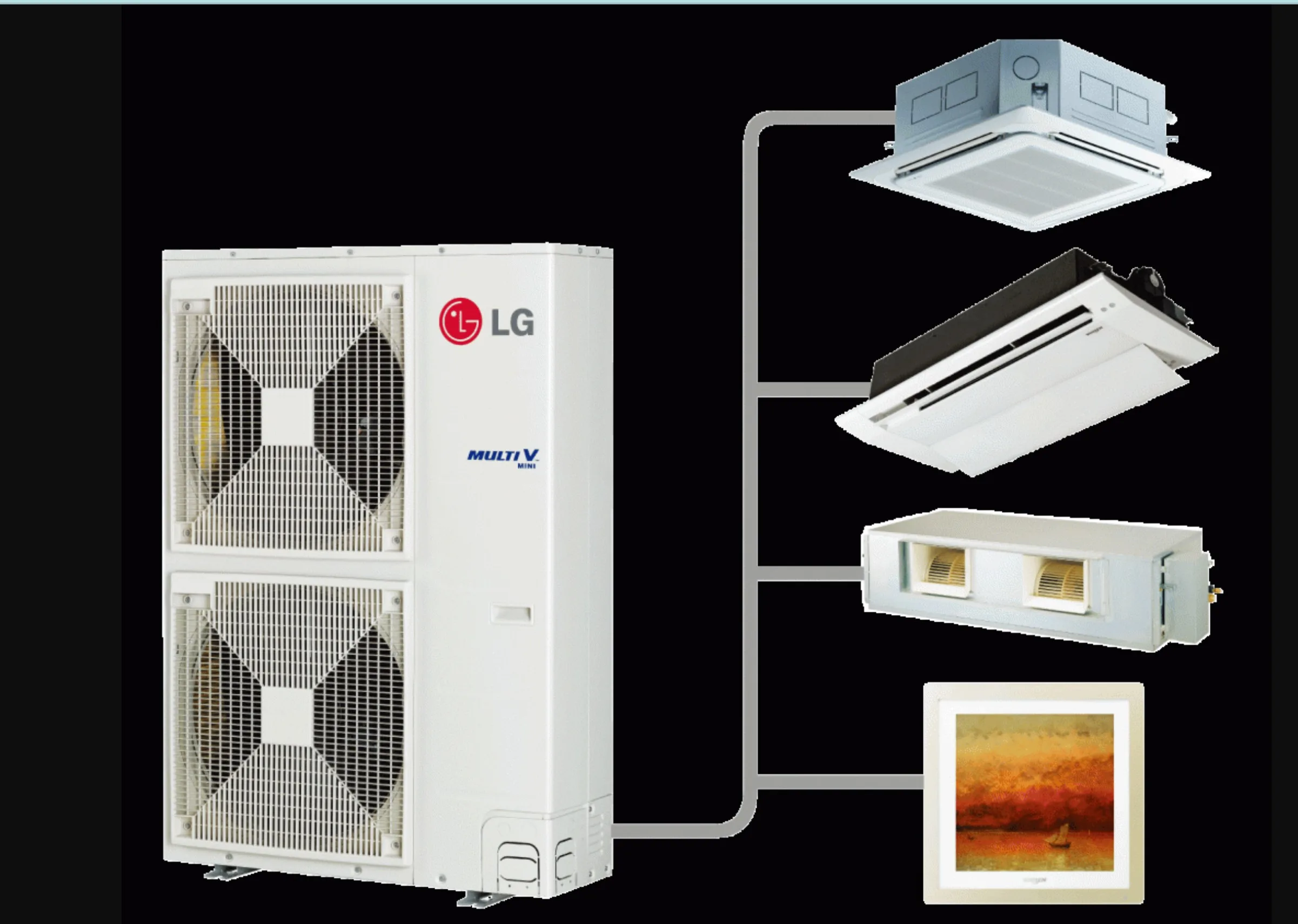 Ưu điểm và thông số Dàn lạnh của hệ thống điều hòa trung tâm LG Multi V