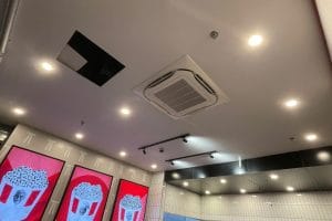 Cung cấp lắp đặt điều hoà âm trần casstte và âm trần nối ống gió daikin cho Chuỗi cửa hàng  KFC