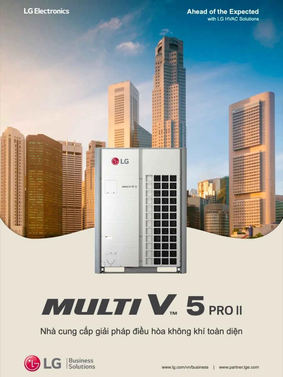 Tìm hiểu về điều hòa trung tâm vrv LG