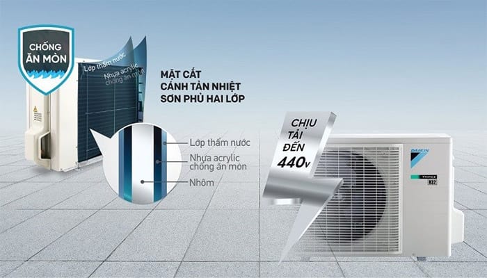 Điều hòa Daikin có độ bền cao