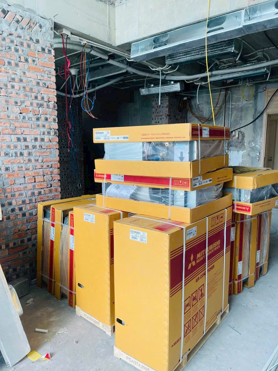 Bàn giao 2 tổ VRF mini Mitsubishi heavy  Khu đô thị Cipucha