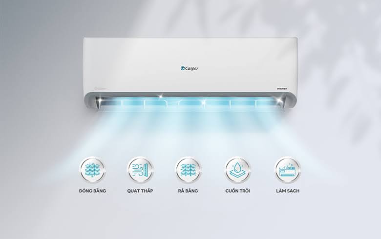 Máy điều hoà giá rẻ Casper 1 chiều Inverter 9000BTU TC-09IS35
