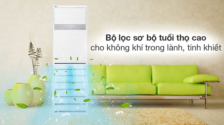 Điều hòa tủ đứng LG Inverter 36.000 BTU ZPNQ36GR5A0 đặc điểm nổi bật