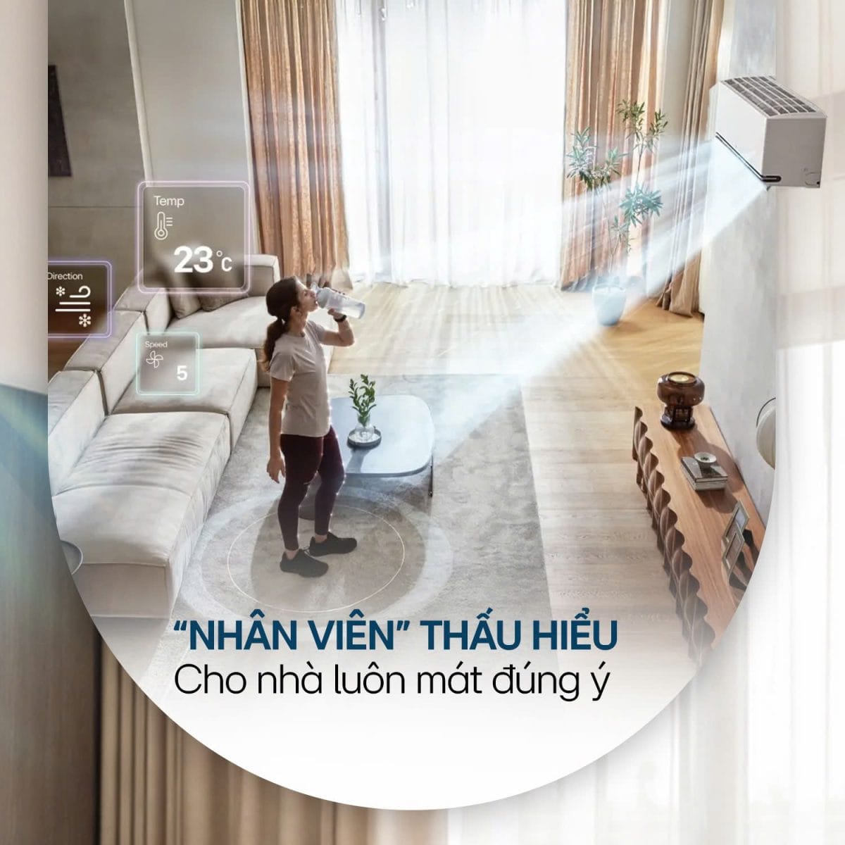 NHÂN VIÊN ƯU TÚ NHẤT” NHỮNG NGÀY NÓNG ẨM… 👉GỌI TÊN ĐIỀU HOÀ LG DUALCOOL AI AIR!