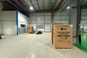 Dịch vụ thi công lắp đặt điều hoà tủ đứng LG tại Hà Nội
