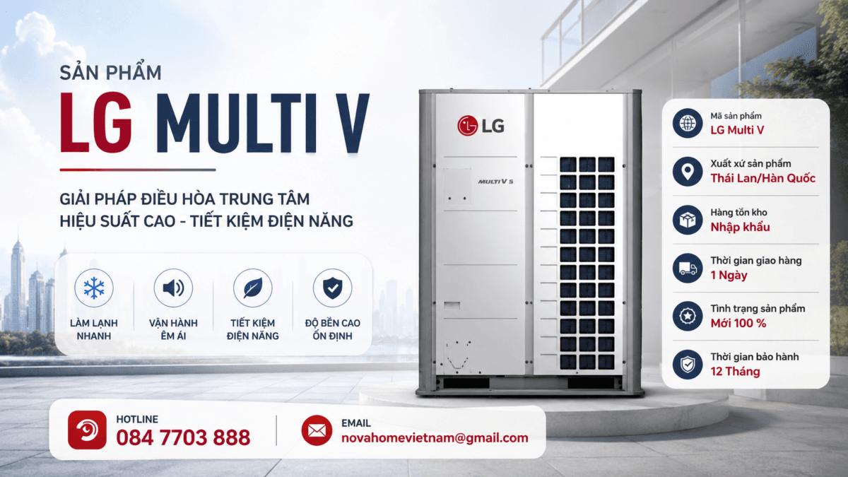 So sánh điều hòa trung tâm VRV Daikin và VRF LG: Giải pháp nào tối ưu cho tòa nhà?