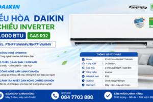 Điều hòa 9000 Inverter tiêu thụ bao nhiêu điện 1 giờ? Điều hòa Daikin 2 chiều giá bao nhiêu?