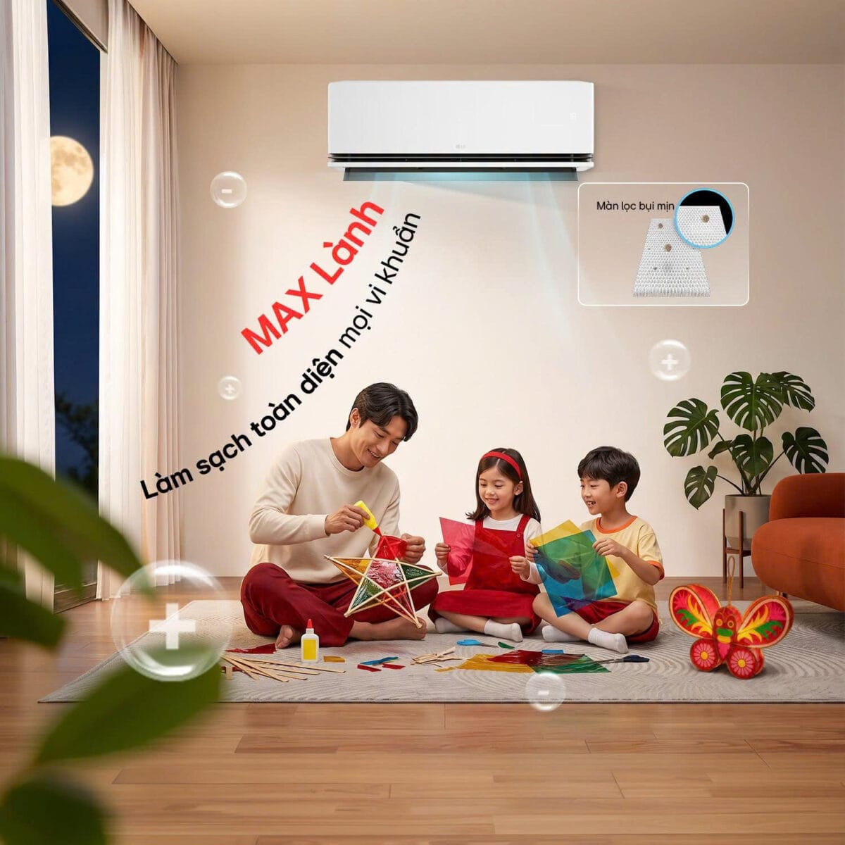 So sánh Điều hòa LG IDC09M2 9000 BTU Inverter với Daikin và Panasonic tương ứng