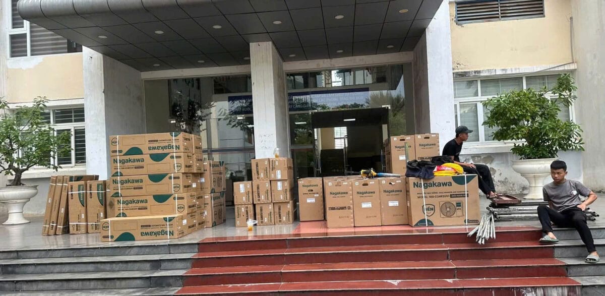 Lắp đặt nhiều điều hòa Gree, Daikin, Nagakawa tại Hải Phòng